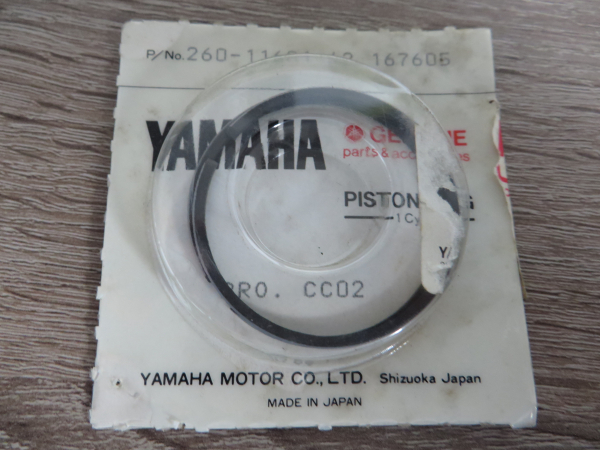 Yamaha Kolbenringe LB3-M Bop LB50 Chappy FS1 TY50M Original 4. Übermaß 260-11601-40  original 260-11601-40 Original Ersatztei